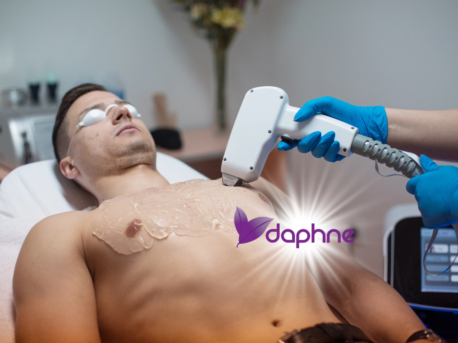 Chest and abdomen laser hair removal treatment planning